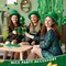 St. Patrick's Day Felt Ball Banner 8.2 ft Lucky Shamrock Garland(Green)